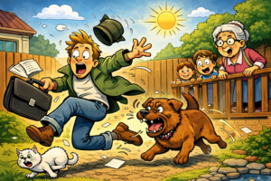 Hundehalter haften auf dem eigenen Grundstück